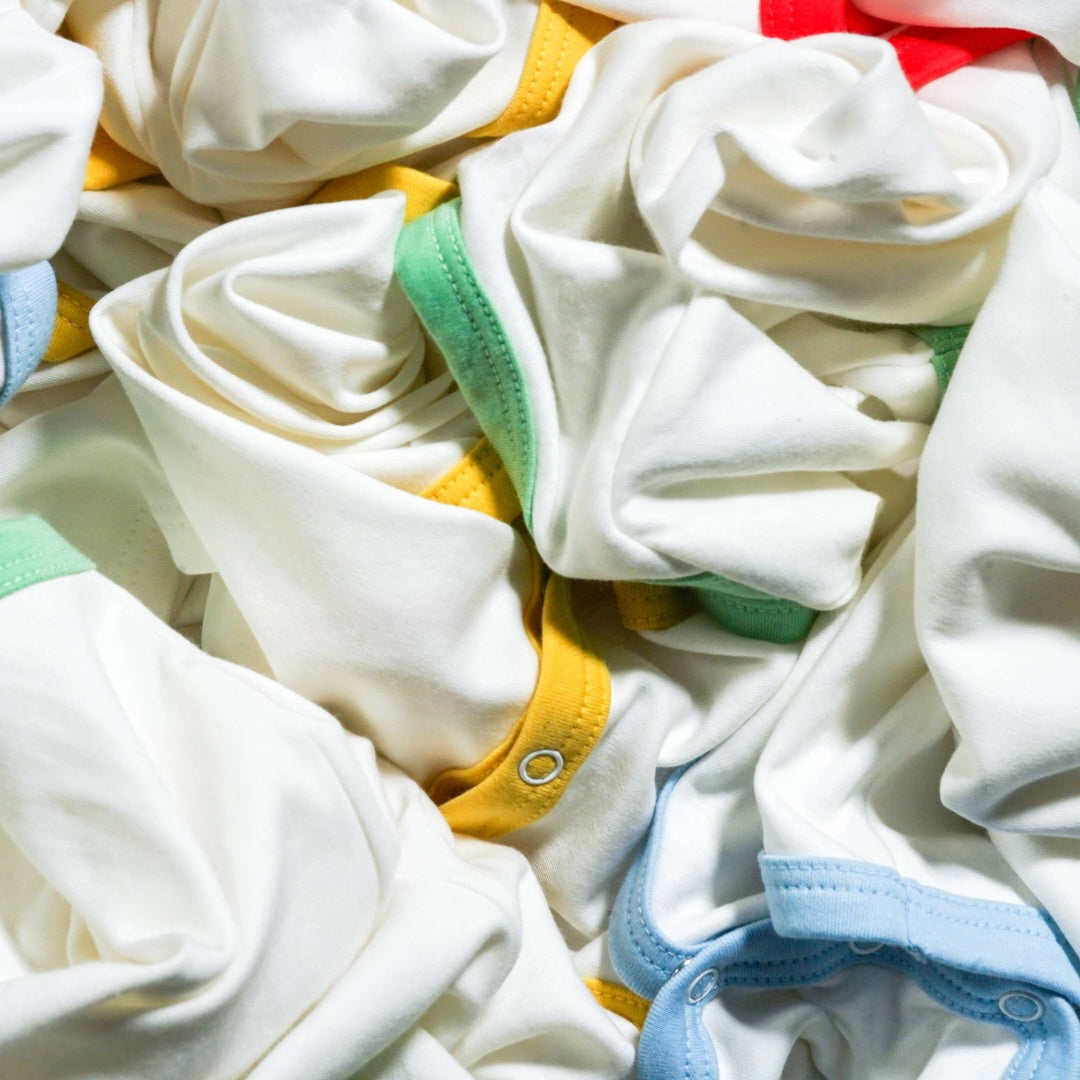 Close up of Arquia clothes to see pima cotton and quality
