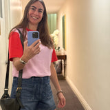 Parent & Me T-Shirt Bundle in Pink + Red