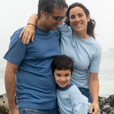 Adult Solid Tee in Light Blue