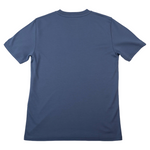 Arquia Adult Solid Tshirt Navy Blue back