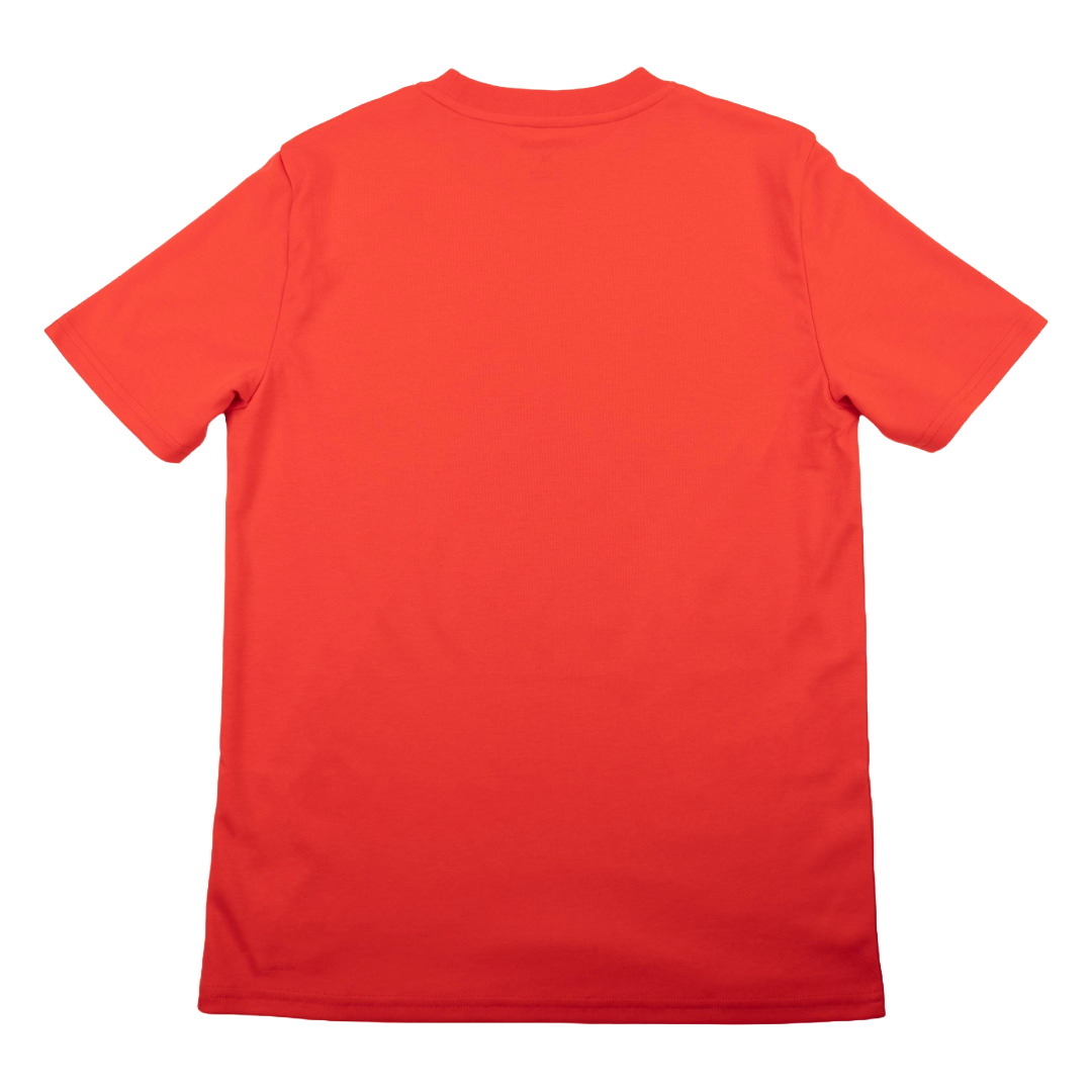 Arquia Adult Solid Tshirt Red back