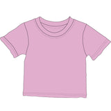 Adult Solid Tee in Pink