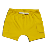 Arquia Cotton Shorts in Misted Yellow