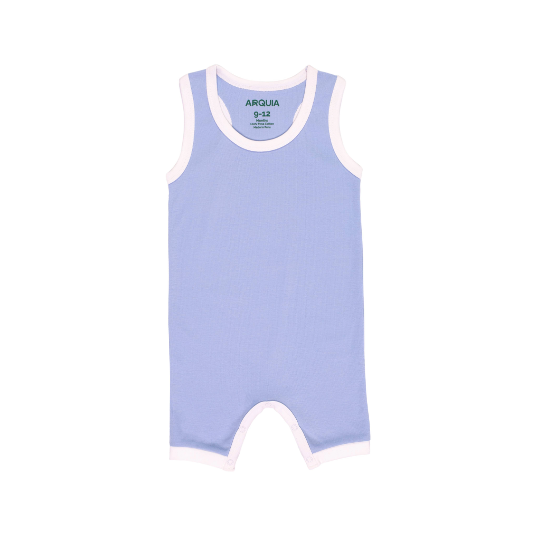 Arquia Sleeveless Summer Romper Peruvian Pima Cotton