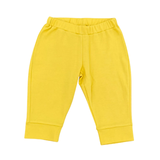 Cozy Comfort Bundle: Long Sleeve Bodysuits + Jogger Pants in Misted Yellow