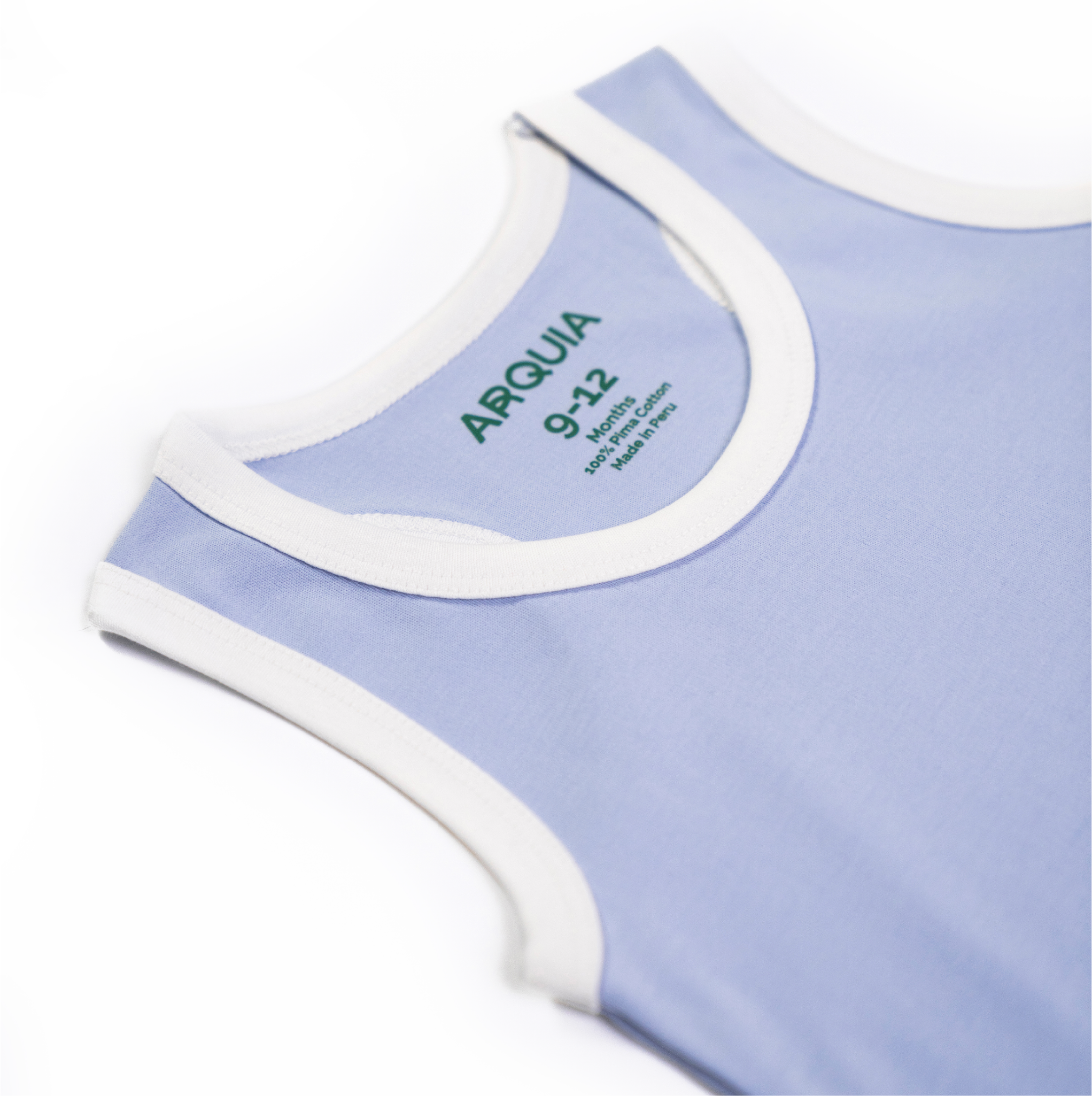 Arquia Sleeveless Summer Romper Peruvian Pima Cotton