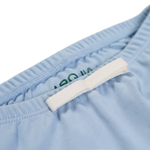 Chambray Blue | Close up details Arquia Cotton Short Chambray Blue