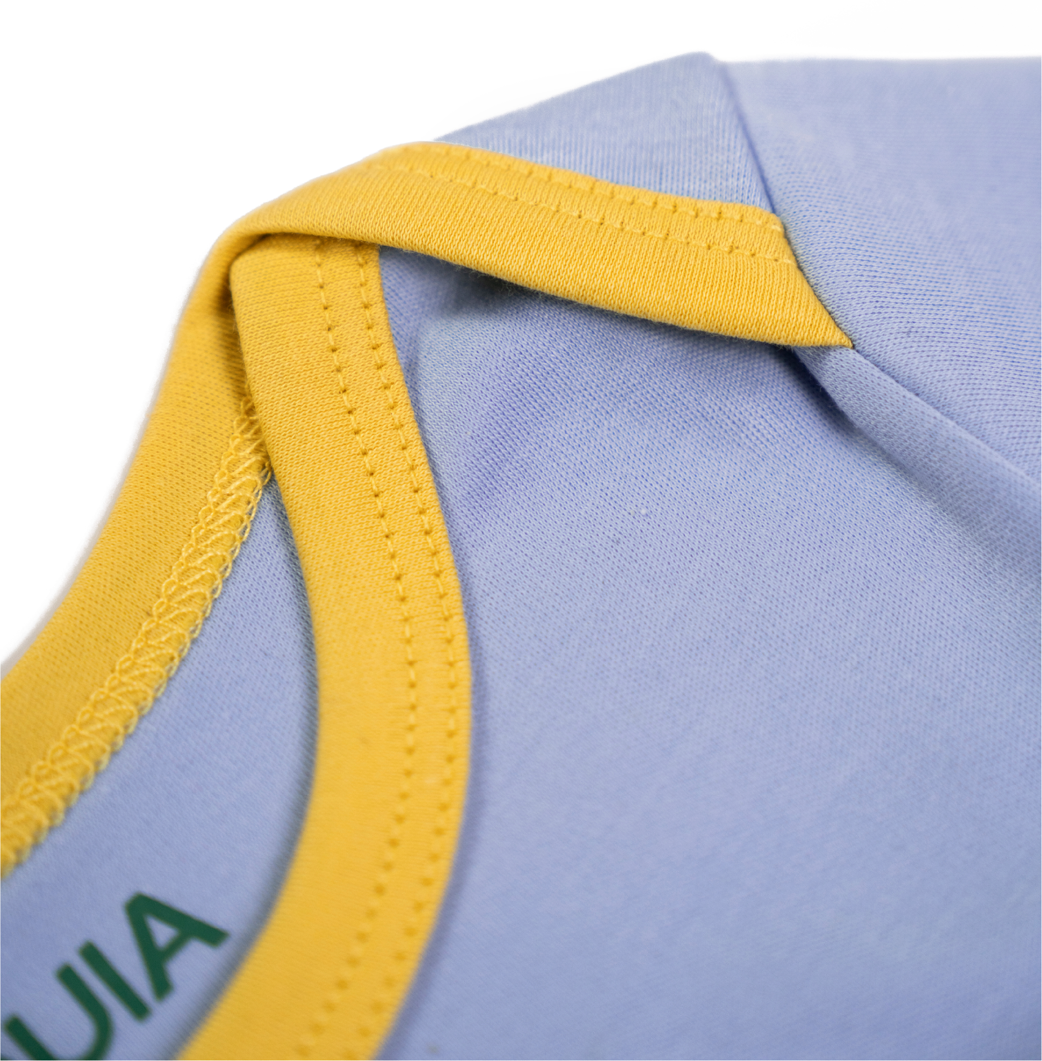 Arquia Long Sleeve Baby Onesie Peruvian Pima Cotton Close Up Details