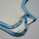 Hassle free snap closures for easy changing onesie