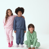 Solid Kids Sweatshirt in Pink