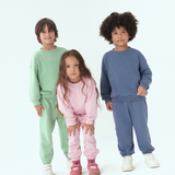 Solid Kids Sweatshirt in Pink