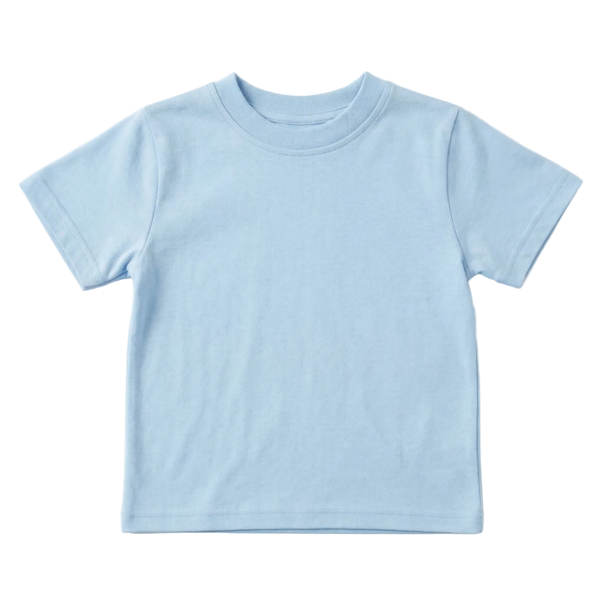 Light Blue | Light blue t-shirt on a white background