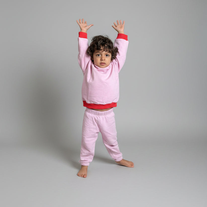Pink with Engine Red | 